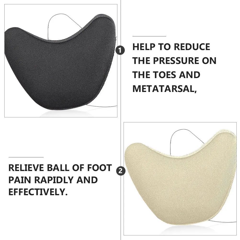 

Inserts Toe Protection Pad Shoe Pads Forefoot Sports Shoes Protective Man Covers Black High Heels