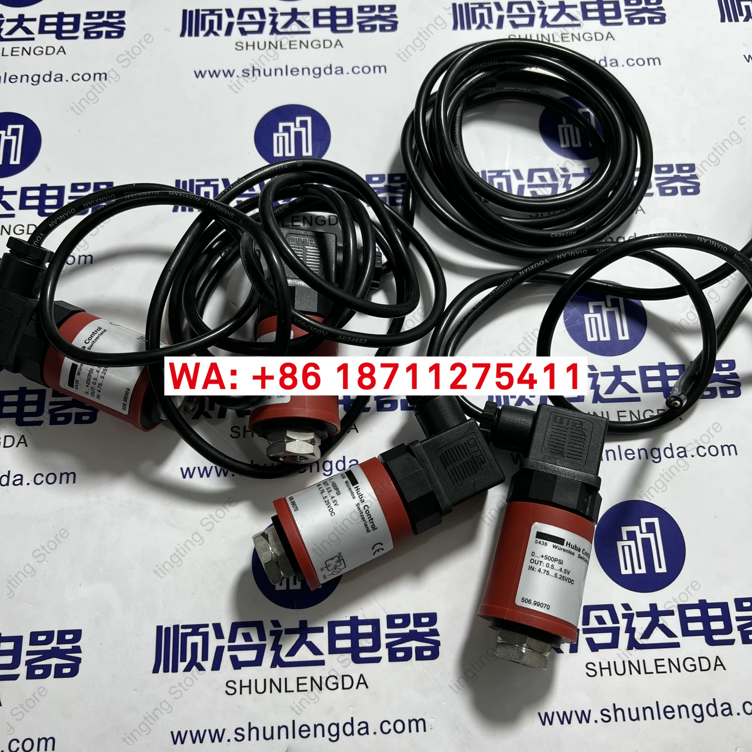 Original Huba Control 506.99070 FOR 0-500psi Trane Original Pressure Sensor 1 piece