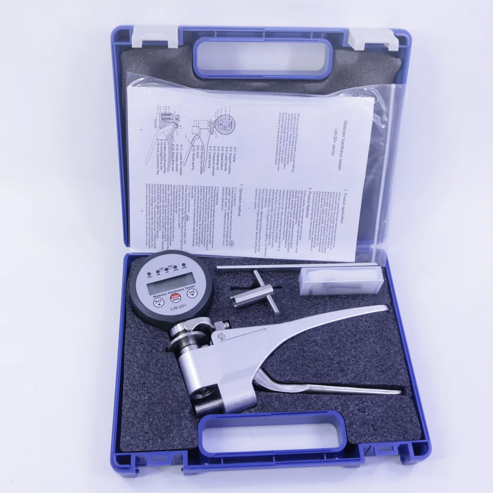 LW-20+ Digital Webster Hardness Tester Aluminum Alloy Hardness Tester Range 0~20HW