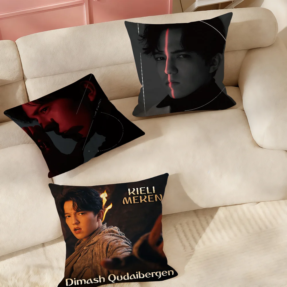 Singer D-Dimash K-Kudaibergen Kissenbezug, geeignet für Schlafzimmer, Wohnzimmer, Autos, Heimdekoration