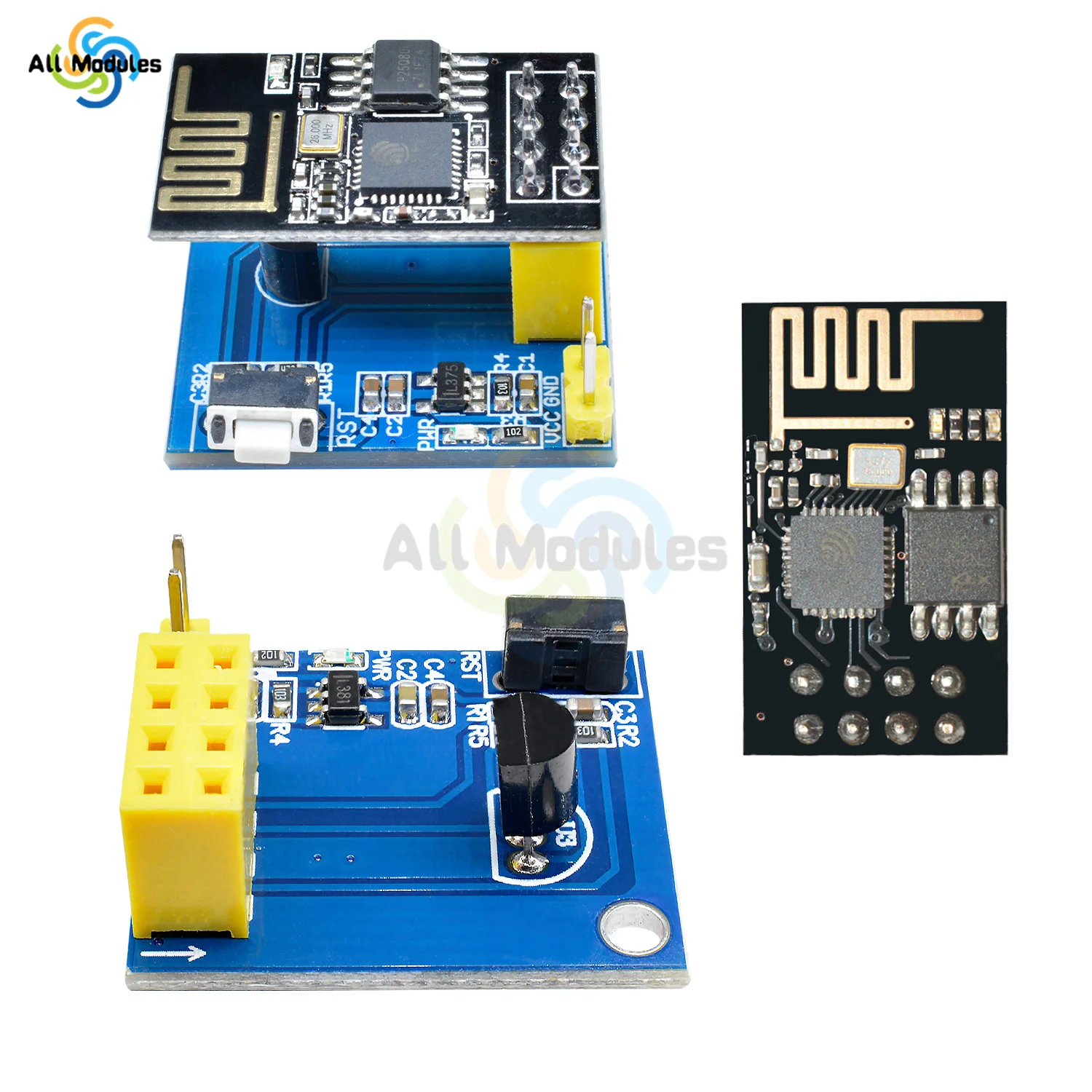 ESP-01/ESP-01S ESP8266 DS18B20 Temperature Sensor module NodeMCU Adapter Board for Arduino R3 IOT Wifi Wireless Board Kit