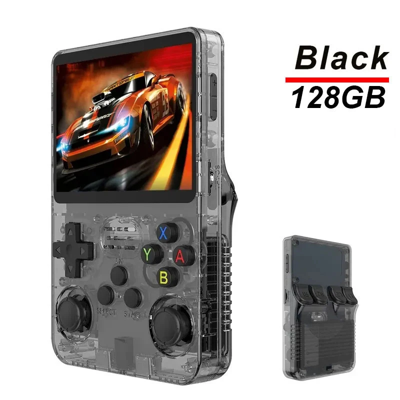Originele Arkos Systeem R36S Retro Game Console Handheld 3.5 "Consolas R36 S Draagbare Pocket Video Speler 64GB 128GB Kid Gift