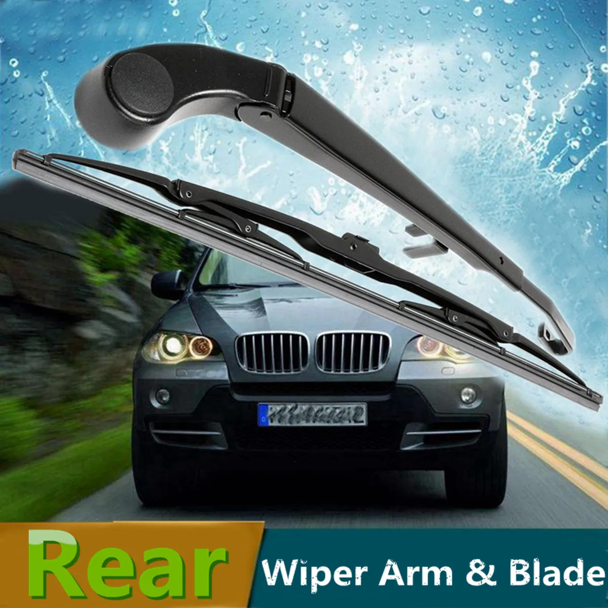 Car Rear Window Windshield Wiper Arm & Blade Complete Replacement Set For BMW X5 E53 1999 2000 2001 2002 2003 2004 2005 2006