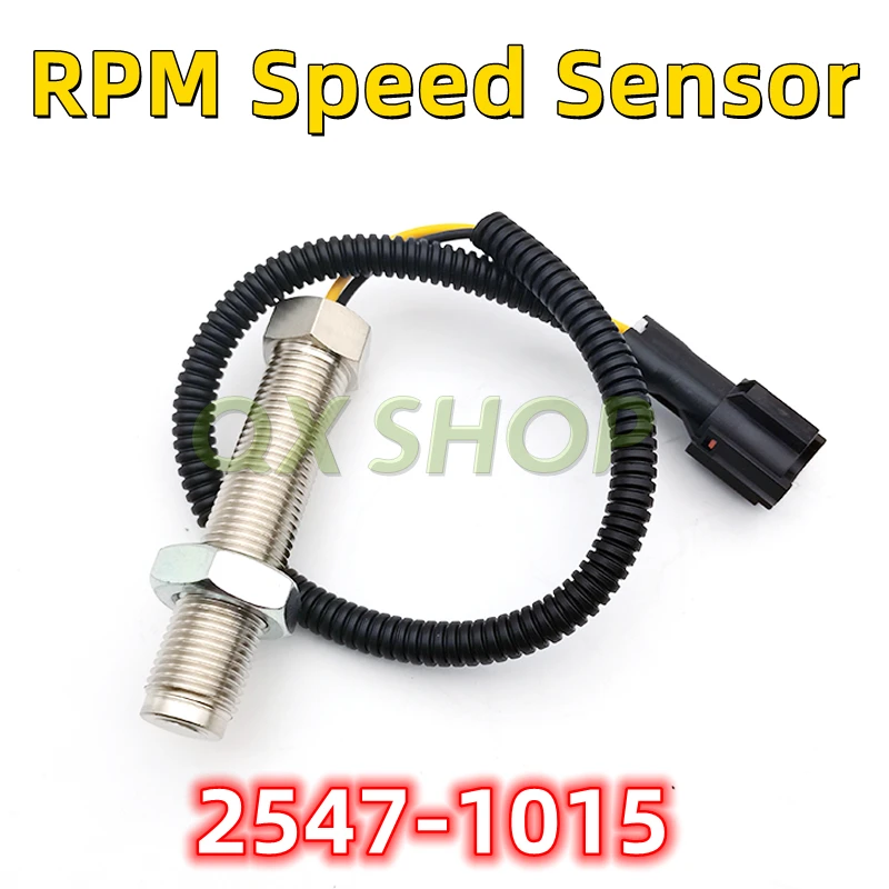 

2547-1015 RPM Speed Sensor For Doosan Daewoo DH220-5 DH220-7 DH225-9 DH370-7 DH500-7 DX225LC Excavator Repair Spare Parts