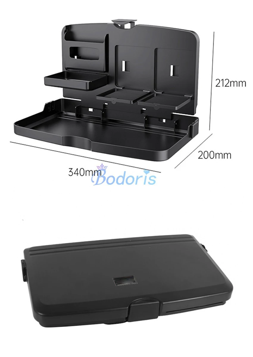 For Mercedes Benz Vito W447 V Class V260 Laptop Table Bottle Cup Drinks Holder Coffee Foods Desk Board Travel Dining Tray Box