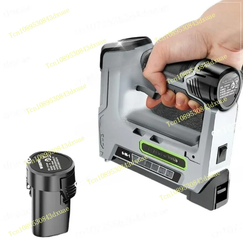 Universal Household Lithium Battery Air Nail Gun for Woodworking Straight Door Nail Fixing Artifact Code