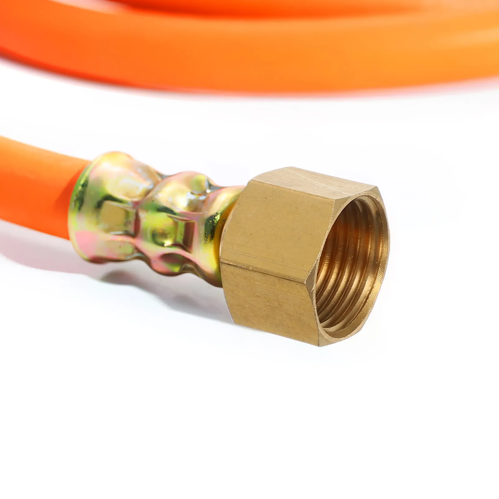 Gas Heater Brass Fitting Pipe Adapter Gas Pipe Tee Adapter Outdoor Heater Accessory Quick Connect Brass Fitting High Pressure