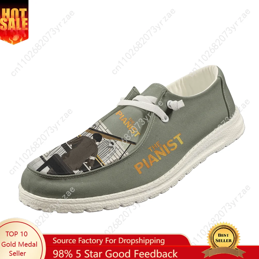 

The Pianist Casual Shoe Mens Womens Breathable Flat Footwear Indoor Outdoor Lightweight Personalized Pattern Custom Made Shoes
