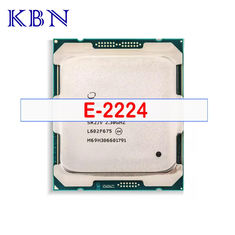 Xeon E Processor E-2224 CPU 3.4GHz 8MB 71W 4 Cores 4 Thread processor LGA1151 for server motherboard C246 chipset E-2224