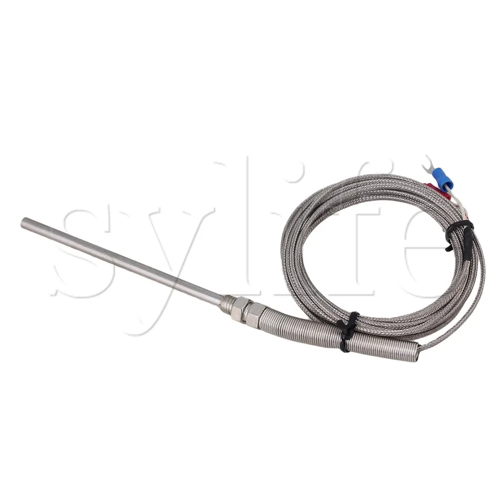 Generic New 3 Meter High Temperature -100~1250 C Thermocouple K Type 100mm Probe Sensors