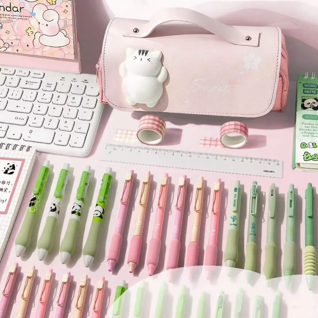 

Декомпрессионный пенал большой емкости, ценная коробка для канцелярских принадлежностей, милый пенал для детей и девочек