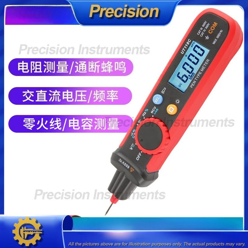 2026 Digital Pen Multimeter Compact Portable High Precision Voltage Tester with Multiple Functions for Electrical Measurement