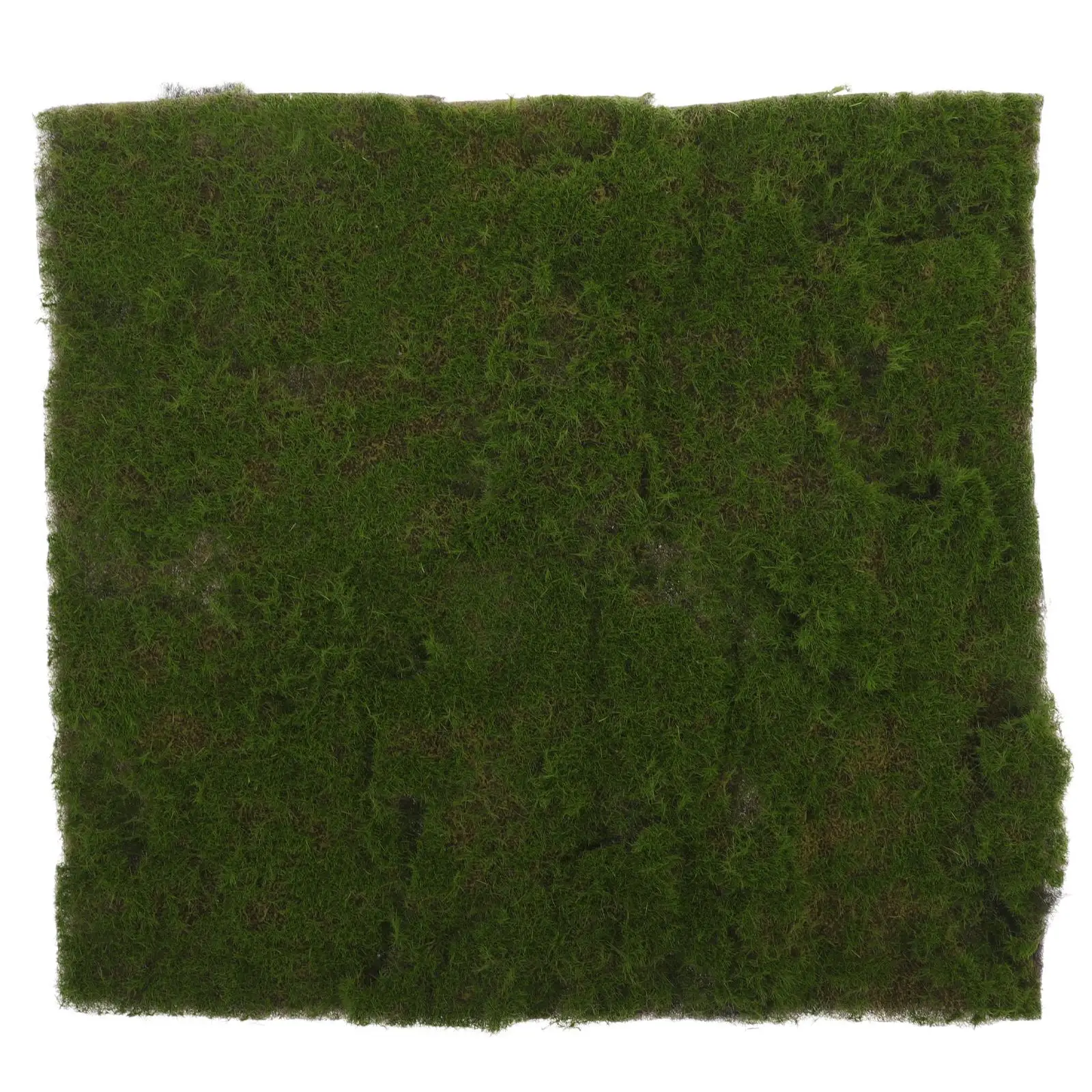 Faux Plant Simulated Moss Lawn DIY Turf Cuttable Mat for Sand Artificial Green Fake Pad