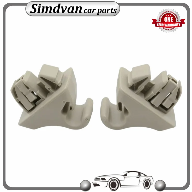 

MR779704 MR779705 Зажим для держателя солнцезащитного козырька для Mitsubishi Pajero Montero MK3 2000-2006 Вешалка для солнцезащитного козырька Автомобильные аксессуары