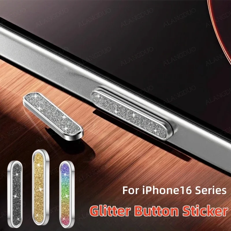 Diamond Camera Key For IPhone 16ProMax 16Pro 16Plus 16 Flash Camera Control Button Protector For 16 Series