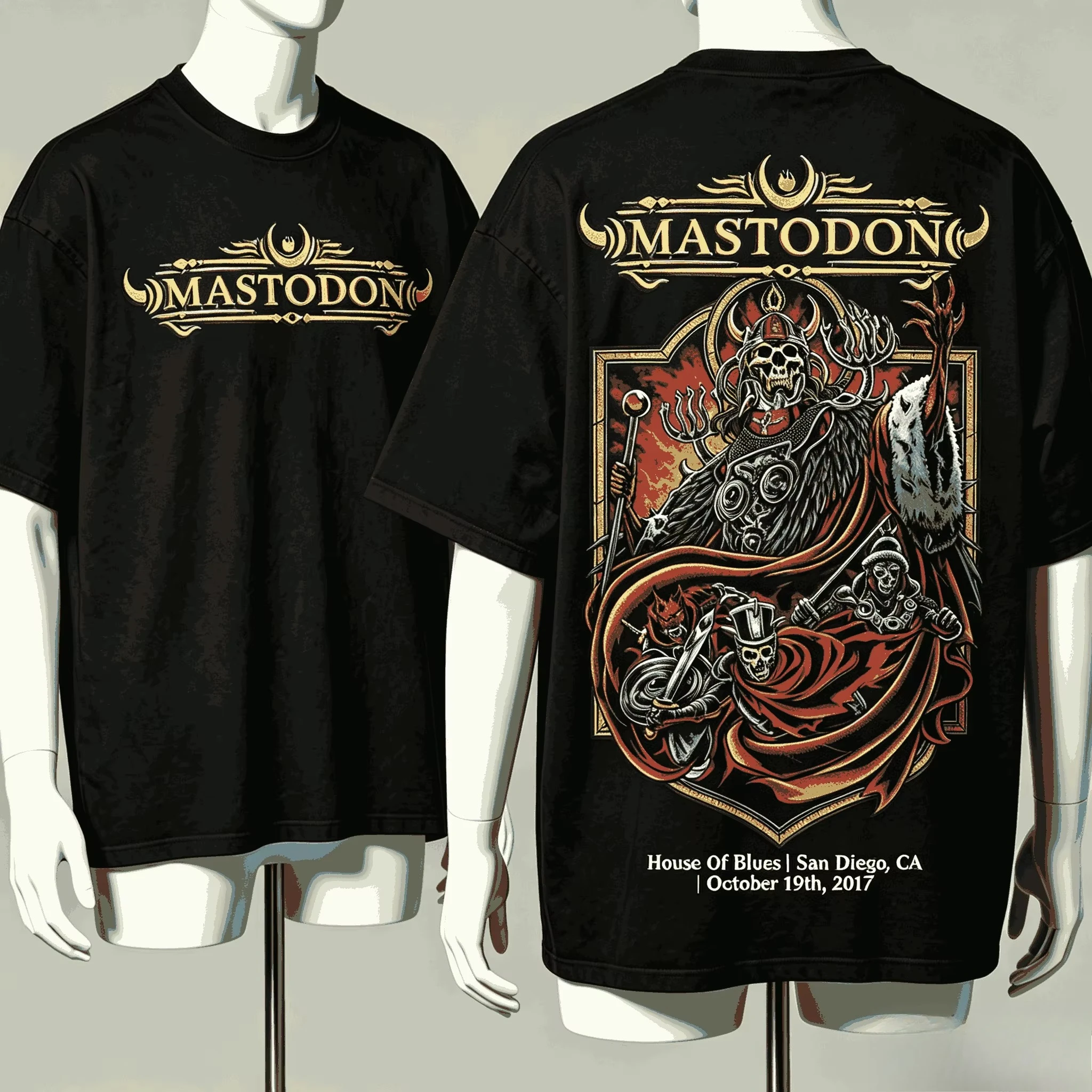 2026 New Mastodon Fan Gift T-shirt - Suitable for Both Men and Women Oversized Short-sleeved Y2K Streetwear High Quality
