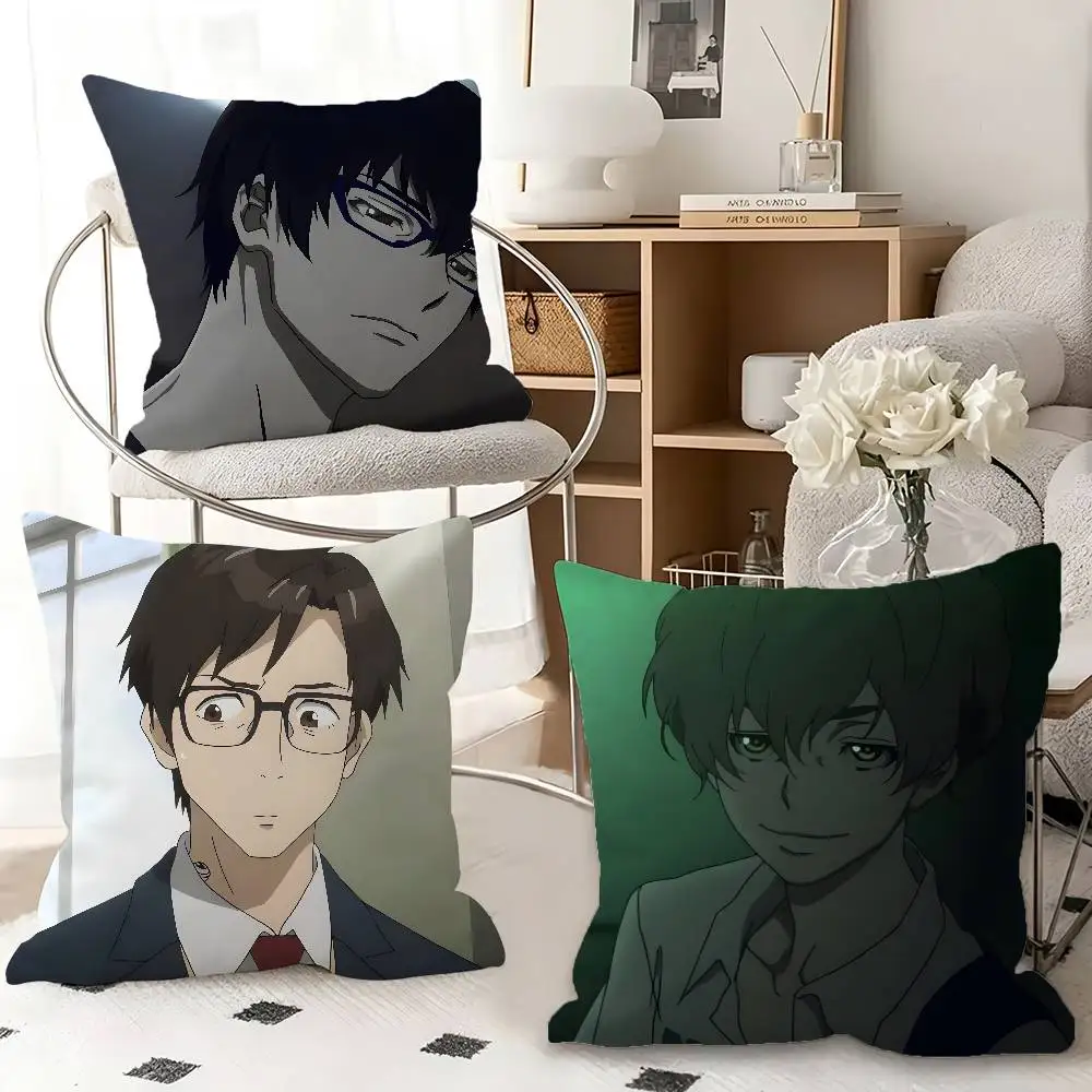 1pc Hisami Touji Terror In Resonance Pillow Case Fashion Square Pillowcase Bedroom Sofa Room Ins Decoration Leisure