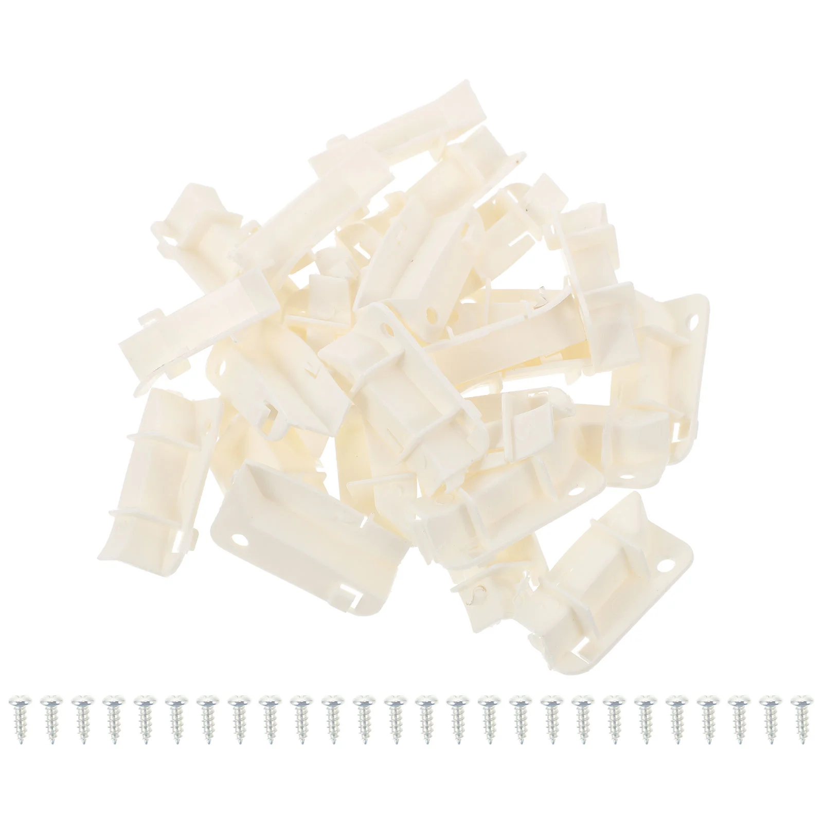 

25 Pcs Ceiling Light Shade Buckle Lights Fixing Clips Lamp Lighting Accessories Fixed Buckles for Holder White