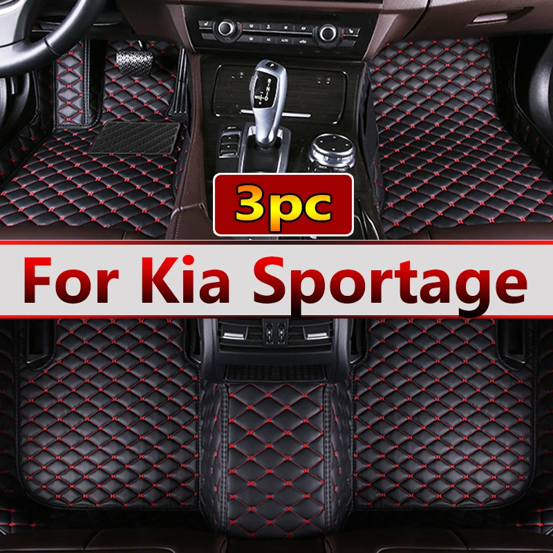 

Кожаные автомобильные коврики на заказ для Kia Sportage 4 nq5 2022, детали интерьера, коврики, накладки для ног, аксессуары