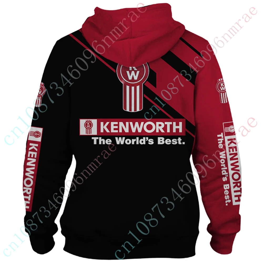 Kenworth Clothing Unisex Oversize Zip Hoodies Anime Hoodies For Men Women Harajuku Pullover Top Casual Sweatshirt Custom Logo