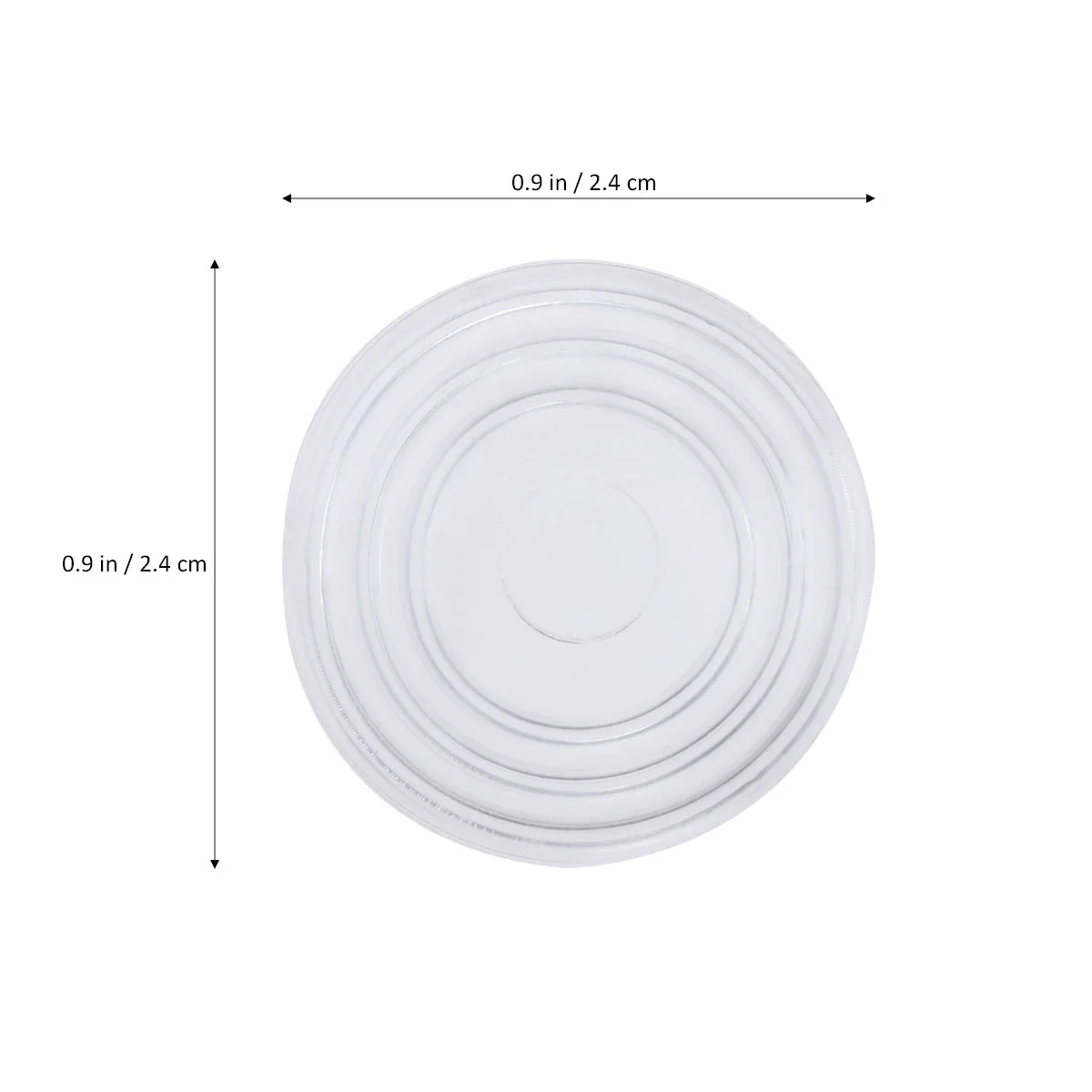 

20 Pcs Furniture Leg Feet Pads Non Slip Mats Floor Protector Anti Noise Rubber Bumpers Glass Ceramic Plastic Metal Surface Clear