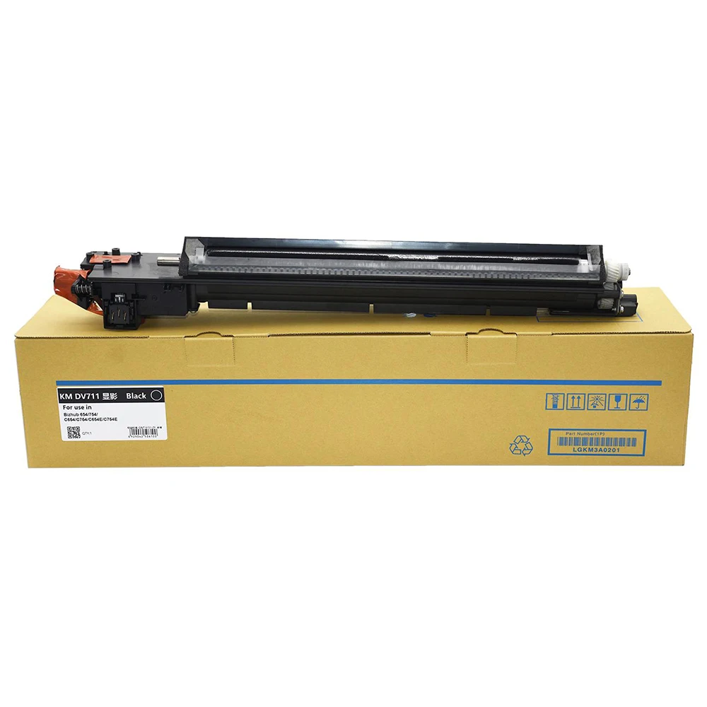 DV711K High Quality Black Developer Unit for Konica Minolta Bizhub C654 C654e C754 C754e 654 654e 754 Premium Developer Assembly