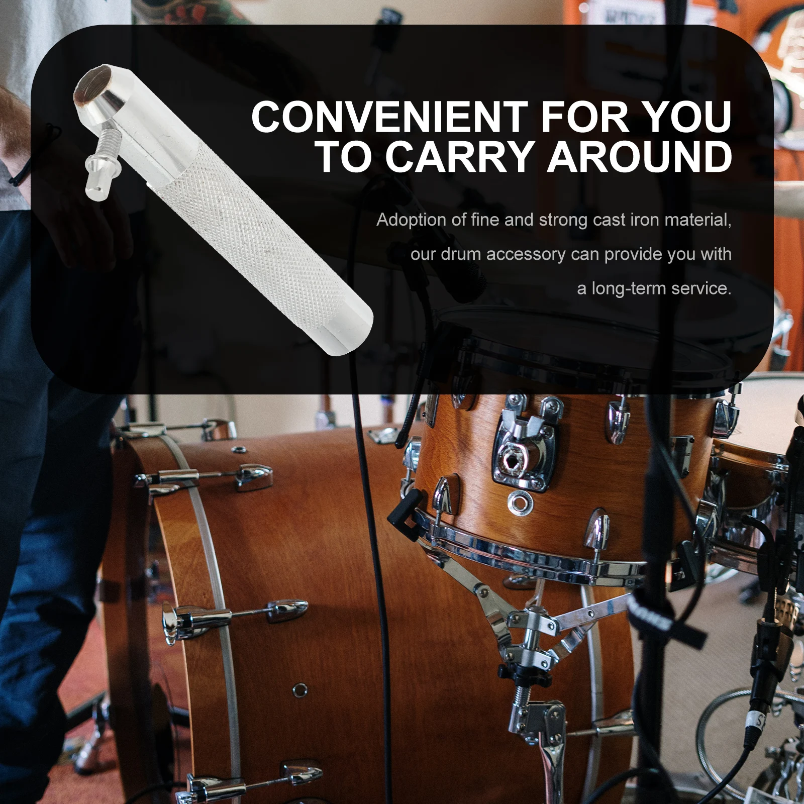 

Drum Cymbal Balancing Weight Cast Iron Compact Durable Replacement Part Smooth Finish Sturdy Anti-Corrosion Easy Install Drum