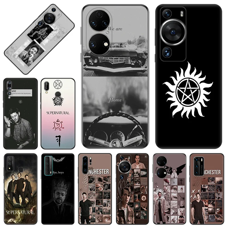 Phone Case For Honor X9b X6 a X7 X8b 4G 70 90 Magic5 Supernatural Crowley Huawei P20 P30 P40 Lite P-SmartZ Soft Protective Cover