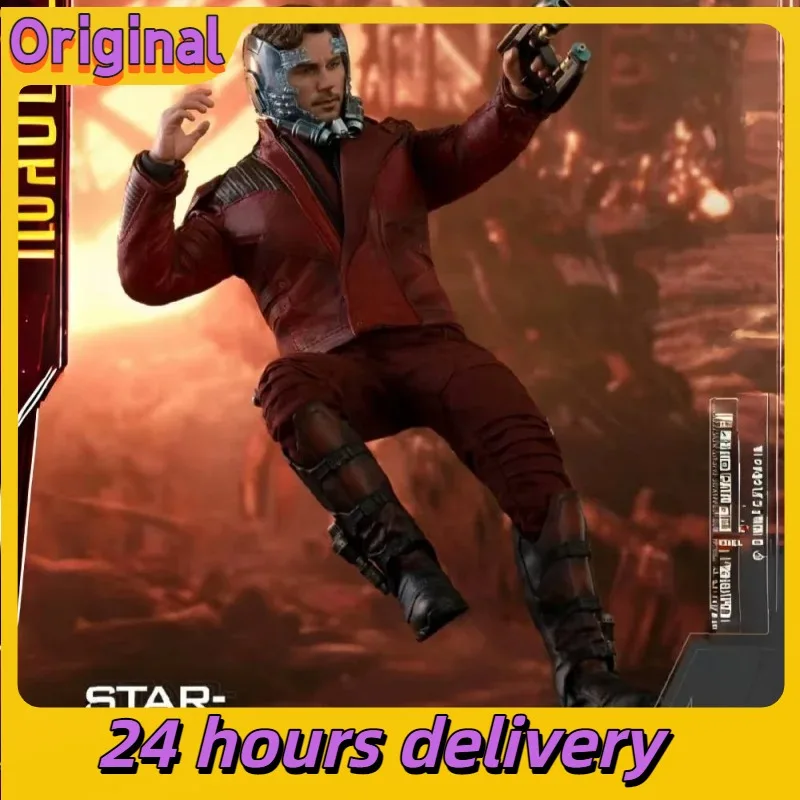 Figura de acción original Hottoys HT MMS539 Marvel Avengers 3 Infinite War Star Lord 3.0, modelo de personaje de dibujos animados