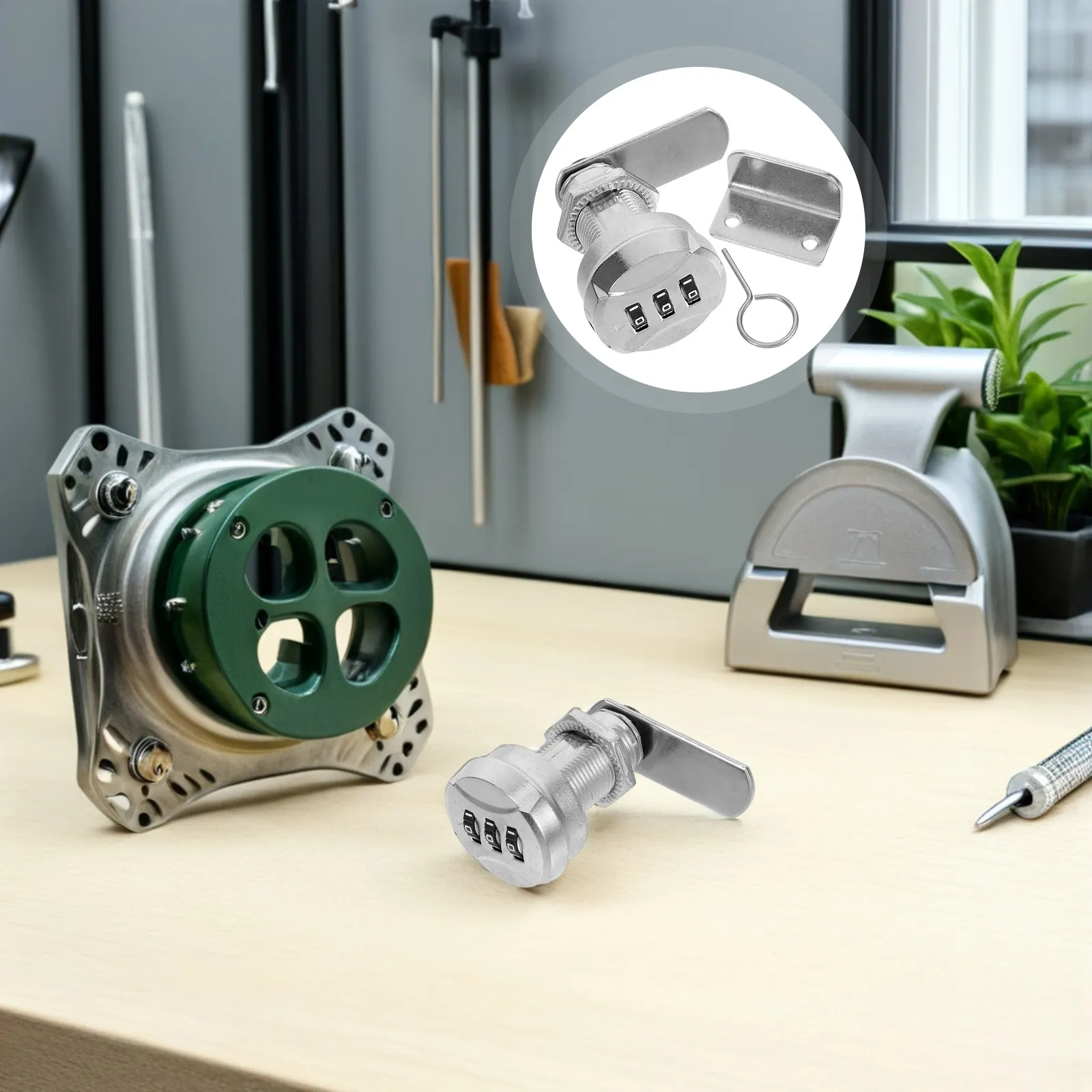 

2 Sets Mechanical Password Lock Zinc Alloy Combination Lock for File Cabinets Drawers Mailbox Security Cabinet Locks with Code