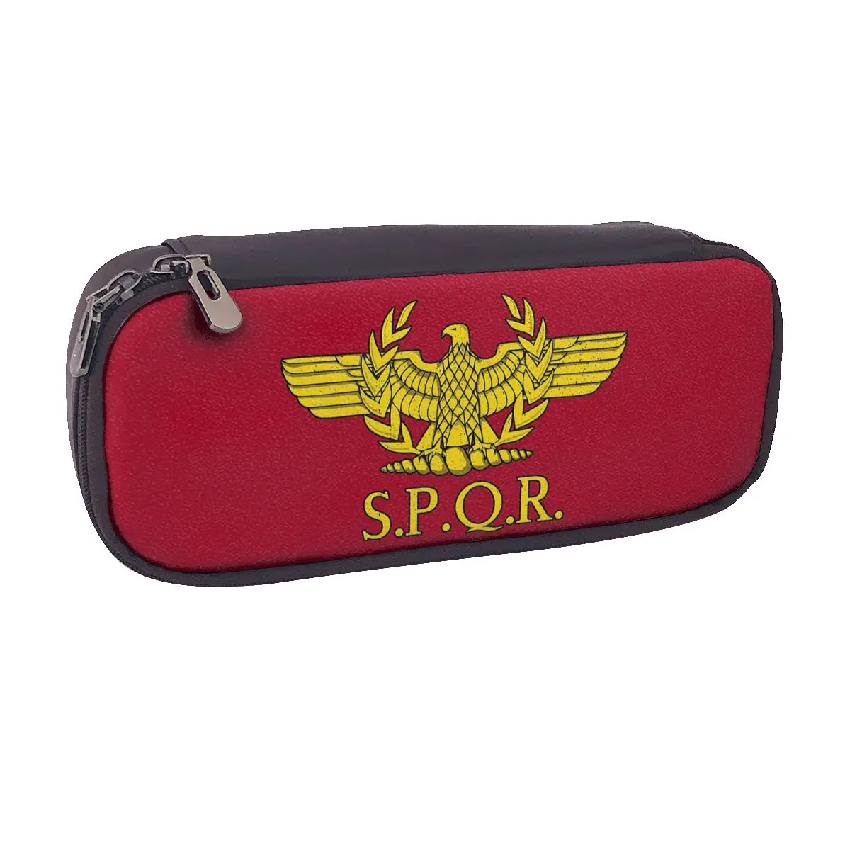 

Rome SPQR Roman Leather Pencil Case for Kids School Pen Box Pencil Bag Stationery Supplies