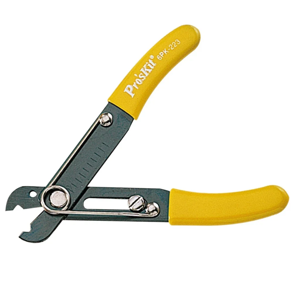 Imagem -03 - Proskit-alicate Ajustável para Decapagem de Fios 6pk-gamer Ferramenta para Decapagem de Cabos 0.54.0 mm com Função de Corte