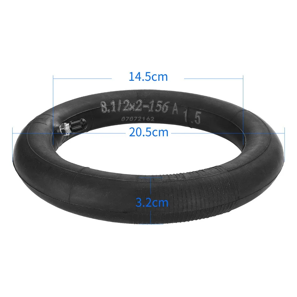 Spare Tyre Inner Tube Professional Replace Parts 8.5 Inch 8 1/2x2 Replacement Access Rubber Black Electric Scooter