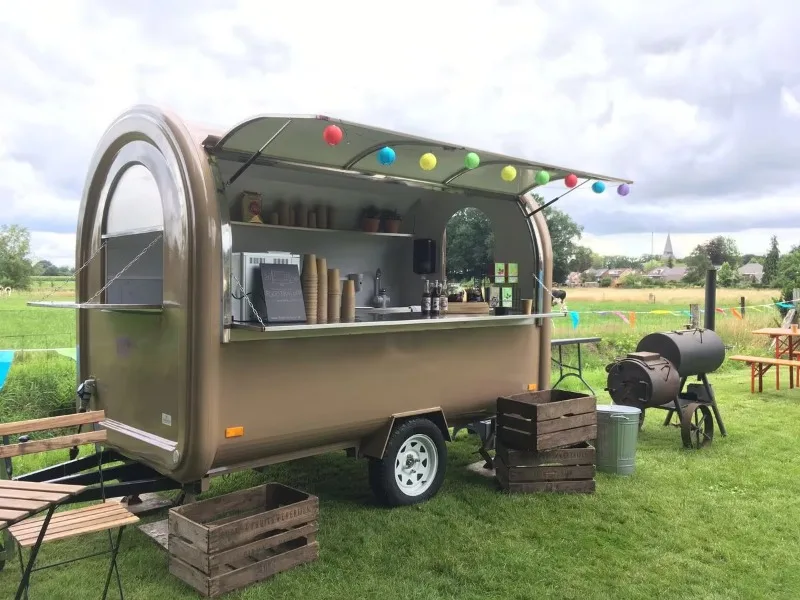 Customized Pizza Taco Cart 13ft  Mobile Concession Food Trailer With Fully Equipped Restaurant For Snacks Food Sales