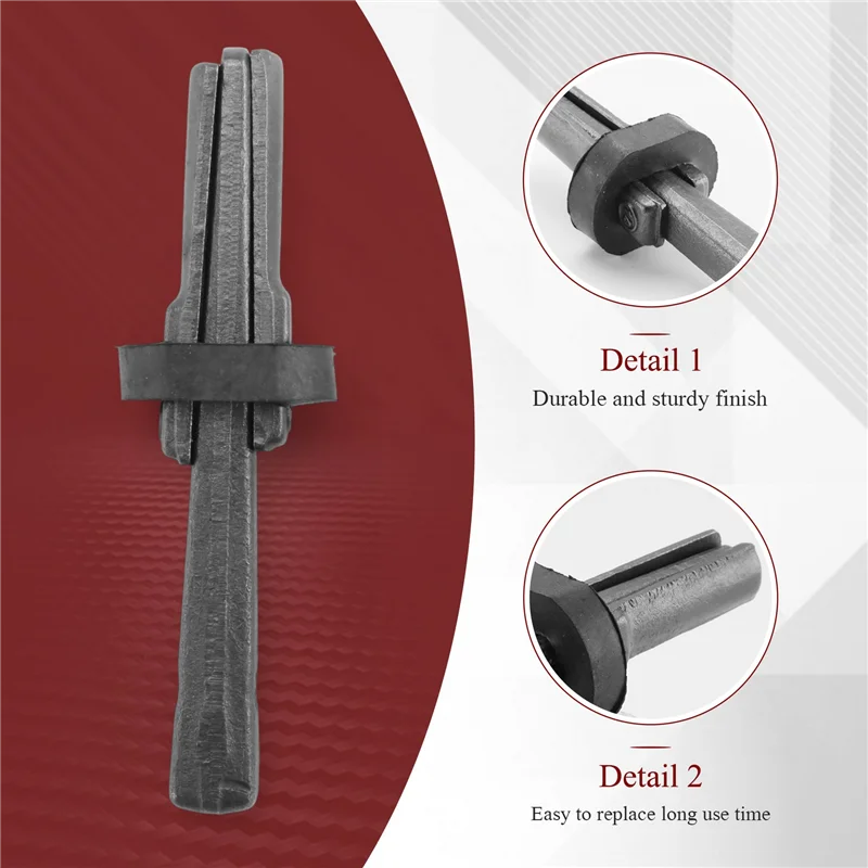A44I-7 Set New Stone Splitter 9/16In Metal Plug Wedges And Feathers Shims Concrete Rock Splitters Hand Tool