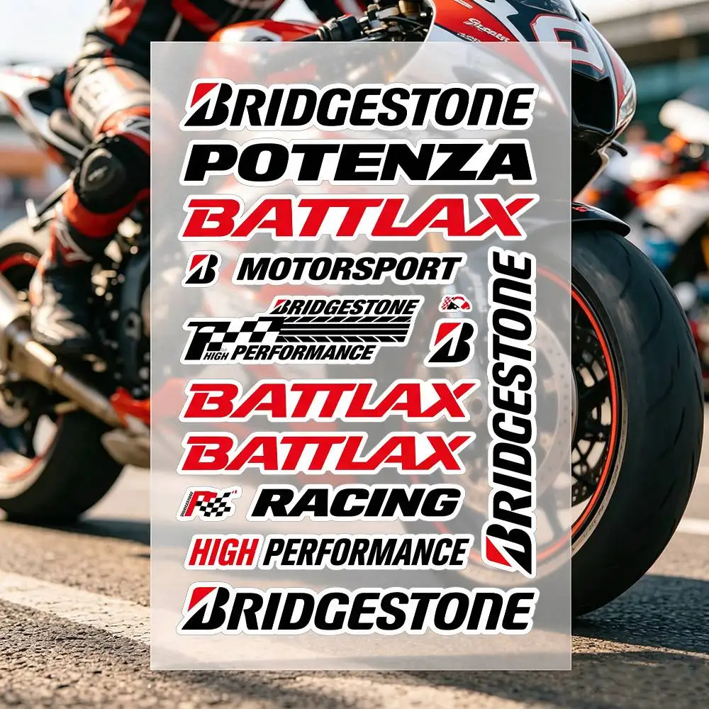 Pegatinas con el logotipo de B-Bridgestone, pegatinas para portátiles, pegatinas para pared, pegatinas fáciles de rasgar