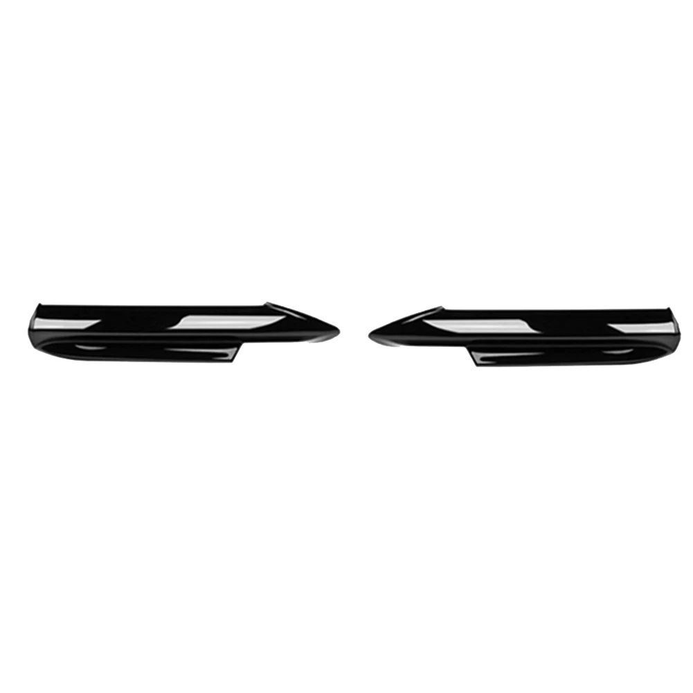 

A81R-Professional Car Front Bumper Lip Diffuser Splitter Winglet Apron Spoiler for BMW 3 Series E90 E91 2005-2008 Glossy Black
