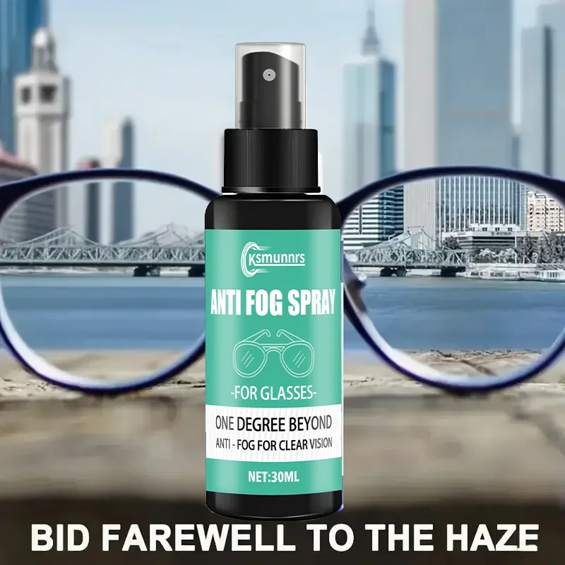 Fasilawei Multi-Use Anti-Fog Spray: Glasses/Car Rearview Mirrors, Portable, Long-Lasting Coating, Easy to Apply