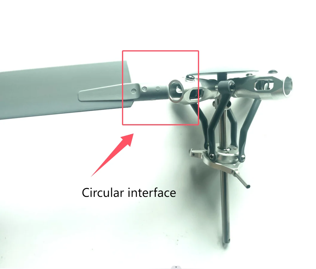 FLYWING ベル 206 ヒューイ UH-1 /BO-105 RC ヘリコプター部品組み立て済み取り付けスワッシュプレート + ロータークリップ + メインシャフト + 水平 FS74