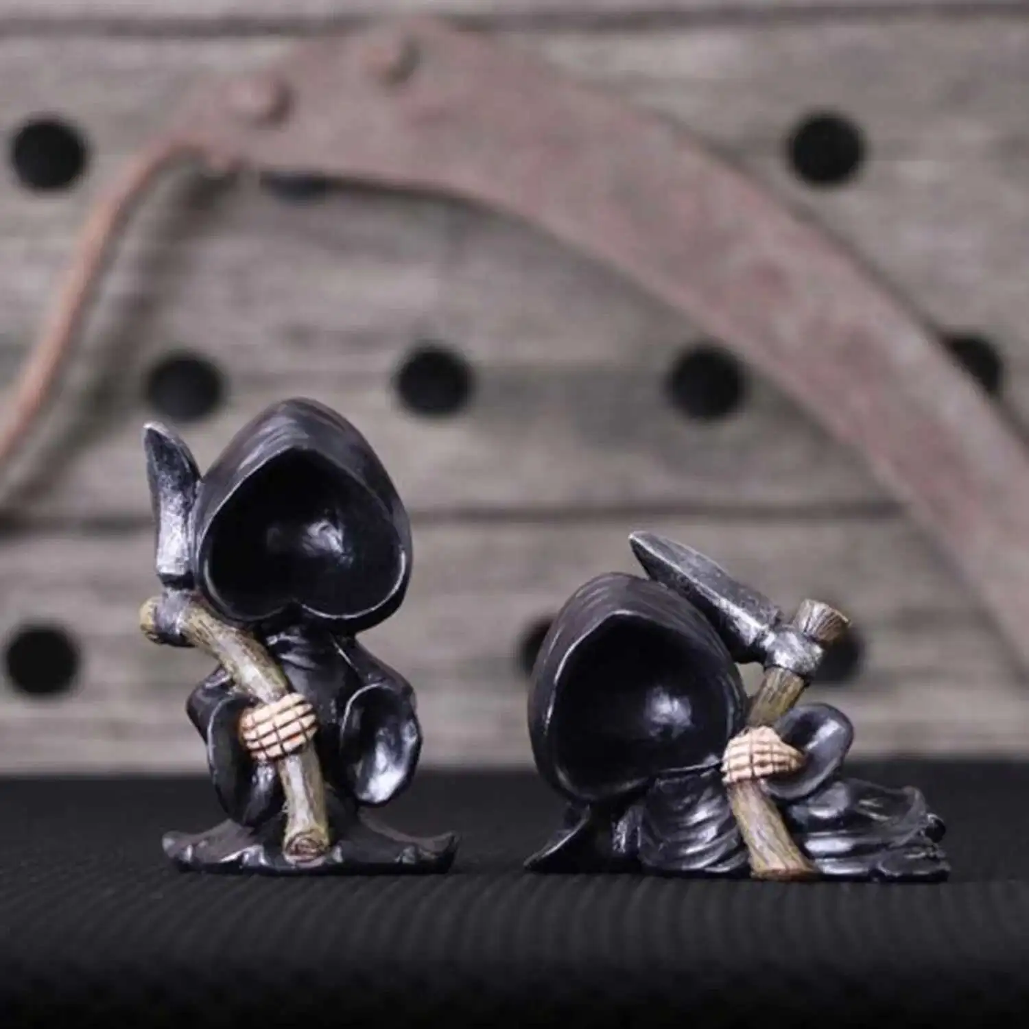 

New Halloween Reaper Statue Resin Crafts Decorations Home Decorations Desktop Trinkets