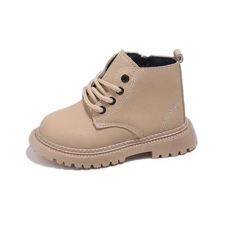 Kids Shoes Fashion Leather Comfortable Children\'s Short Boots Autumn Winter Boys Sports Running Shoes Girls Casual Ankle Boots