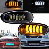 Fog Light Assembly Led Headlight driving light for Daewoo chevrolet lanos sens 50W fog lamp Running Light