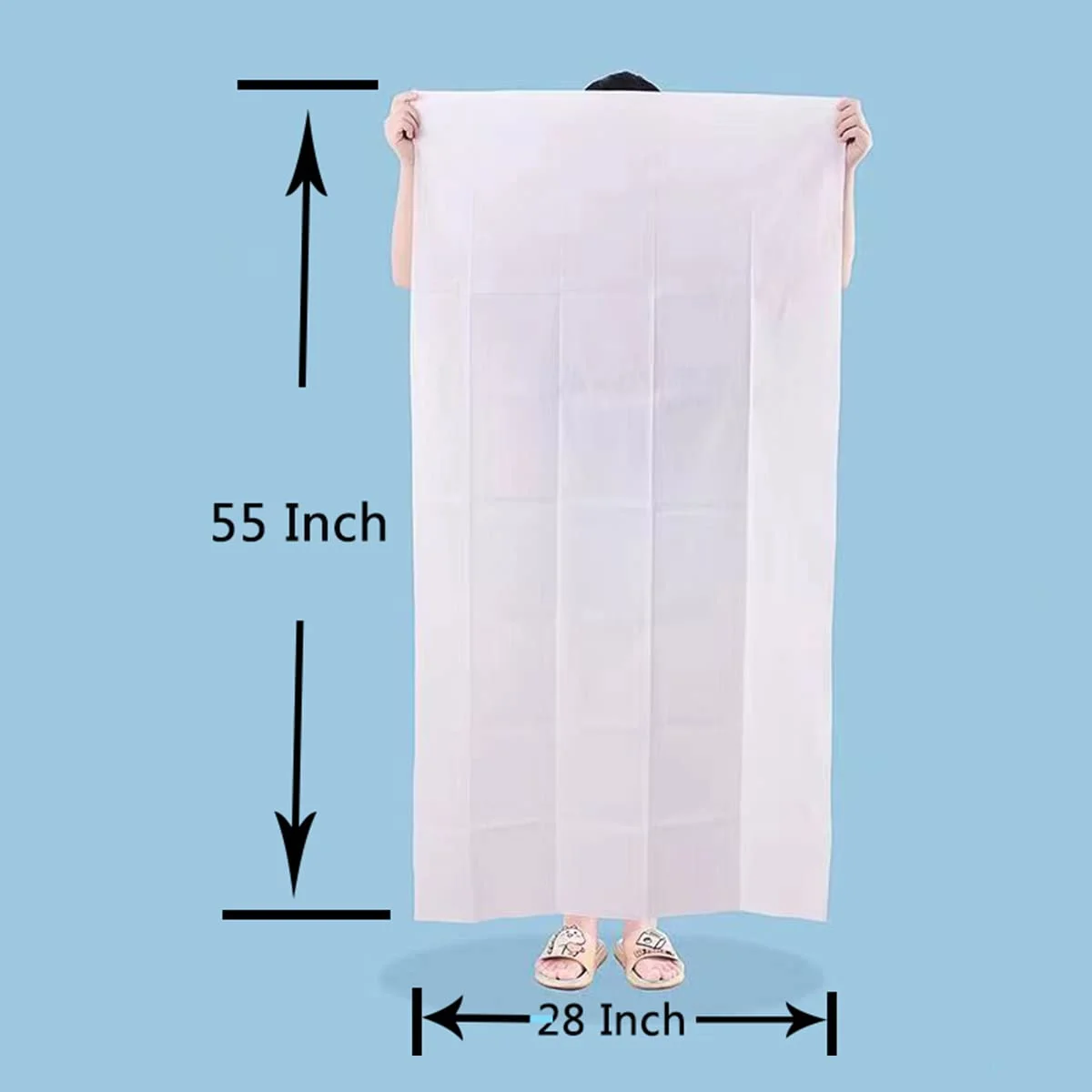 1PCS Compressed Towels Tablet Large 55x28 inches Gym Towel Barber Towel Cotton Disposable Portable Durable Tissue Reusable