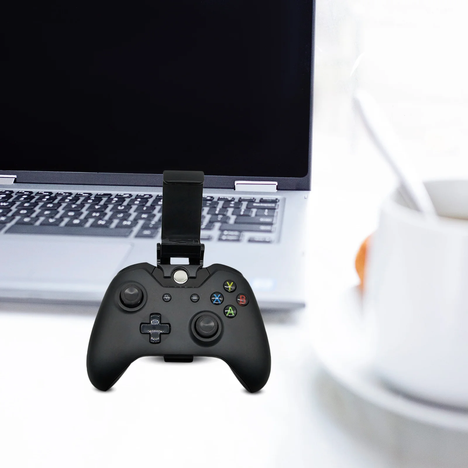 

Game Controller Stand Adjustable Phone Holder Mount Compatible ABS Plastic Gamepad Bracket Detachable Clamp Stable