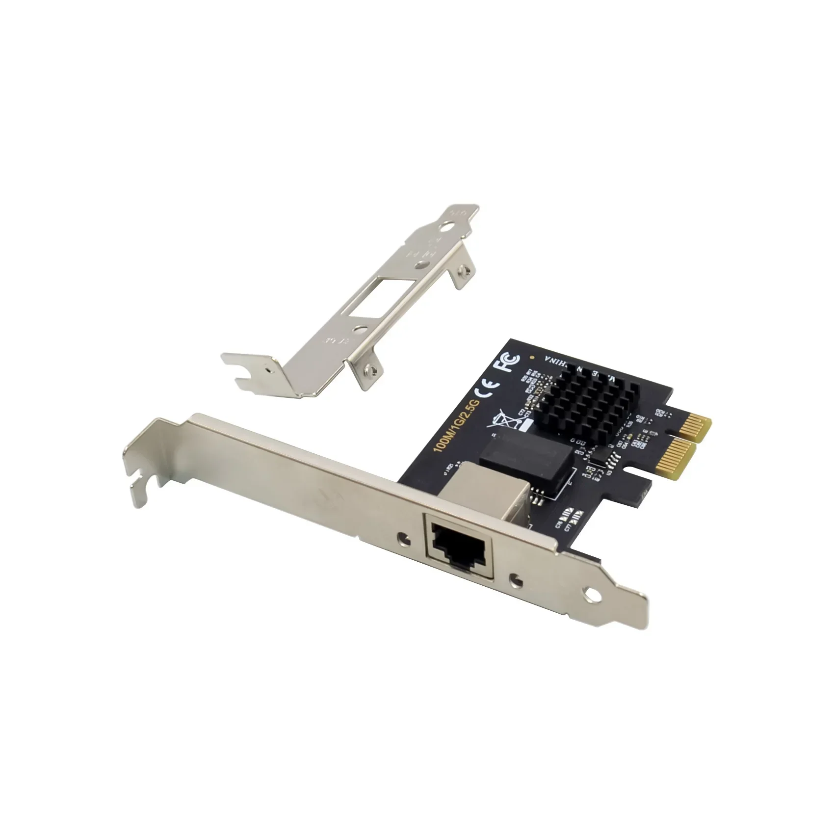 

Сетевой адаптер PCIe x1 2.5G PCI Express с интерфейсом RJ45, 2.5G LAN-карта, Gigabit, чип Realtek 8125