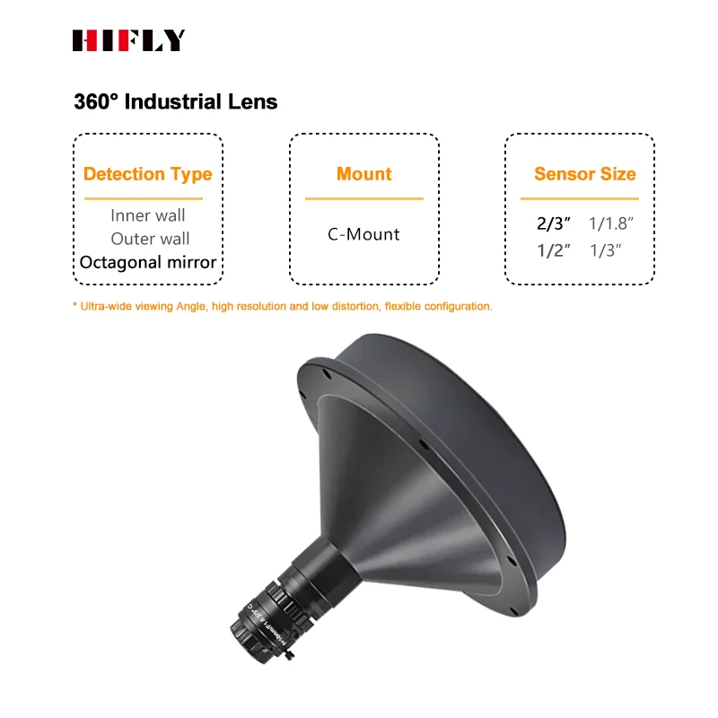 ZXY 360 Degree Small Object Outer Wall Detection Multi Angle 1/1.8