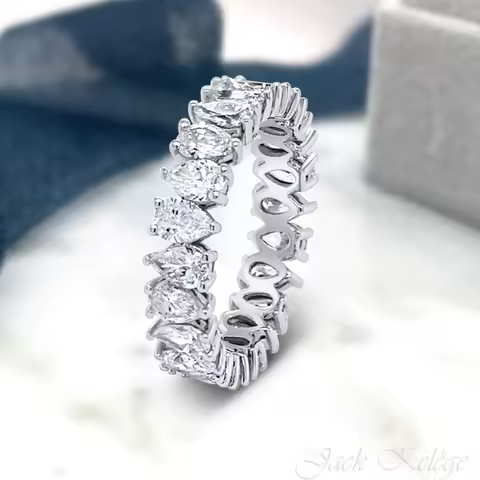 2024 New Trendy Drainage Drip Silver Color Aesthetic Eternity Band Ring for Women Christmas Gift Jewelry Bulk Sell R7972