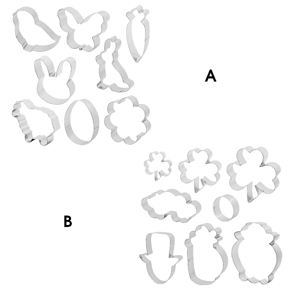 Cookie Cutters Stamper 8 pieces Multi Chickens St.Patrick’s Day set