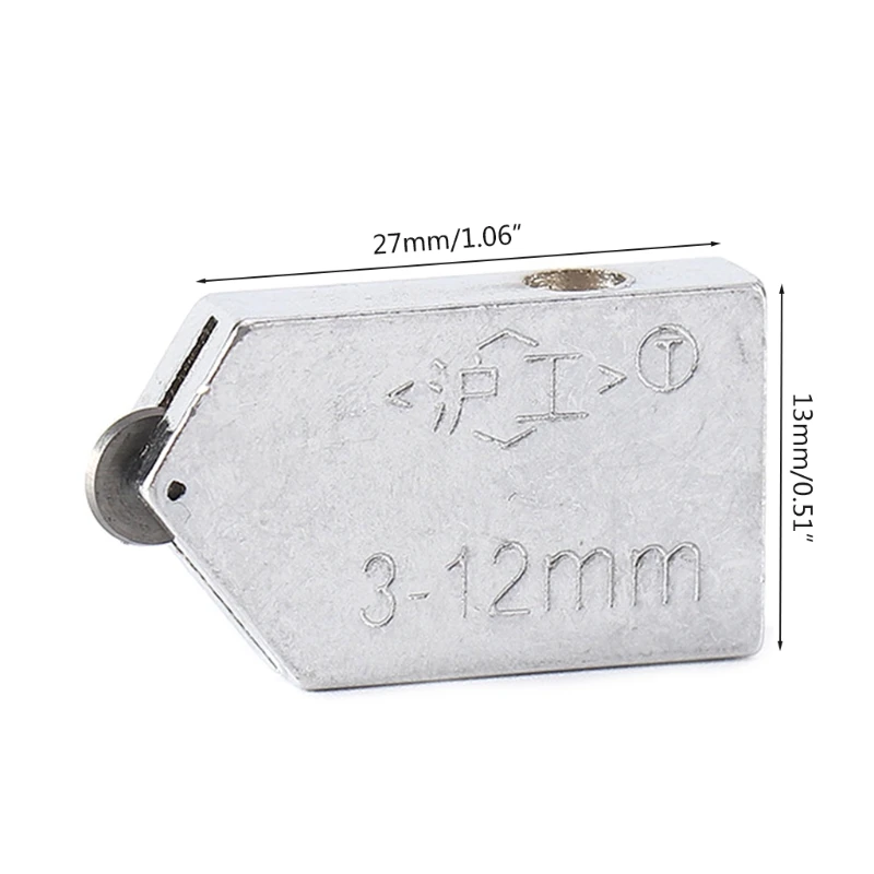 1 Bộ Dụng Cụ Cắt Kính Bánh Xe Lưỡi Dao Cắt Kim Loại Cho Đầu Thay Thế