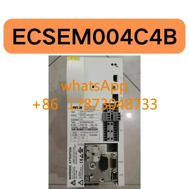 Il controller del servoazionamento ECSEM004C4B di seconda mano è stato testato OK e la sua funzione è intatta